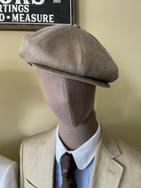 Brooklyn Slim Newsboy Cap Sand