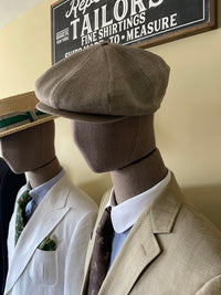 Brooklyn Slim Newsboy Cap Sand