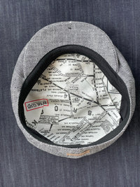 Brooklyn Slim Newsboy Cap Grey
