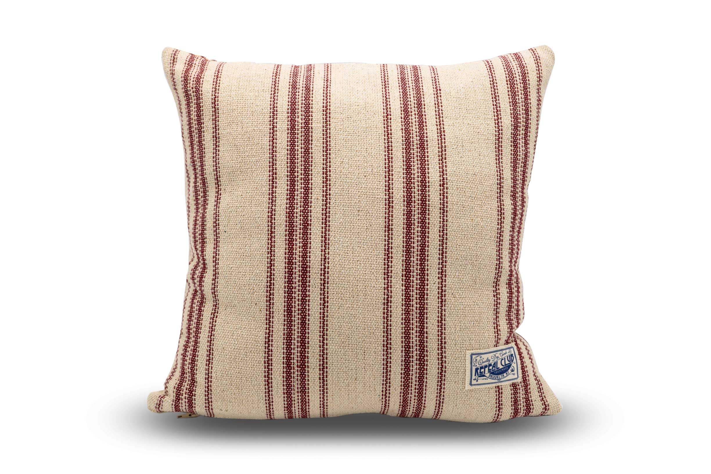 Repeal Club Cranberry Dry Goods 12" Pillow