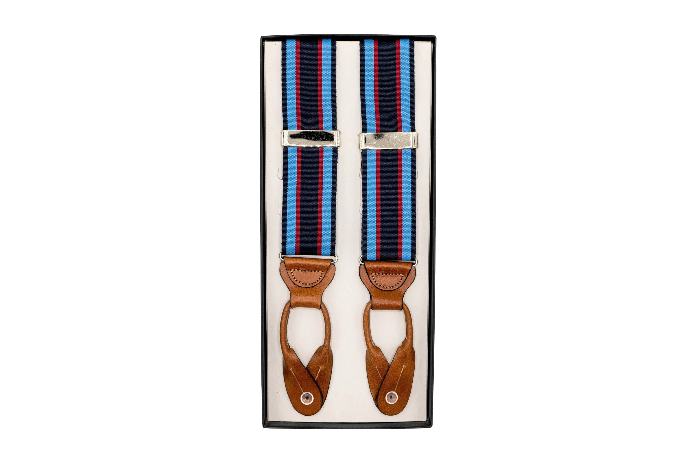 Harrison Multi Stripe Suspenders