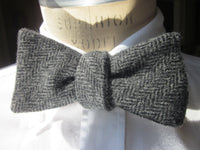 The Douglas Wool Herringbone Bow Tie