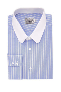 Chatham Contrast Pickstitch Polo Collar
