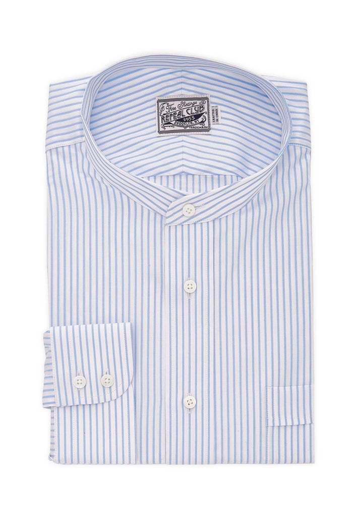 Morgan Solid Band Collar Shirt