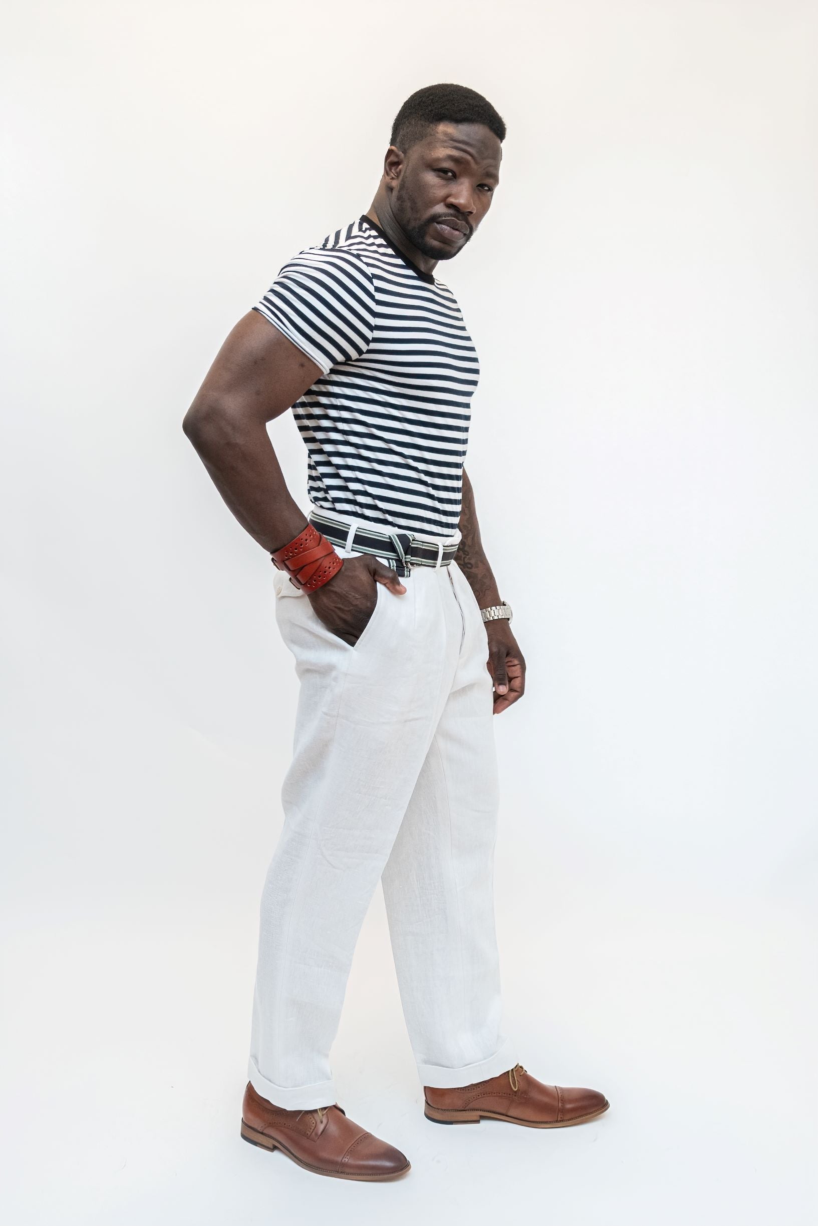 Granville English Pleat Trouser