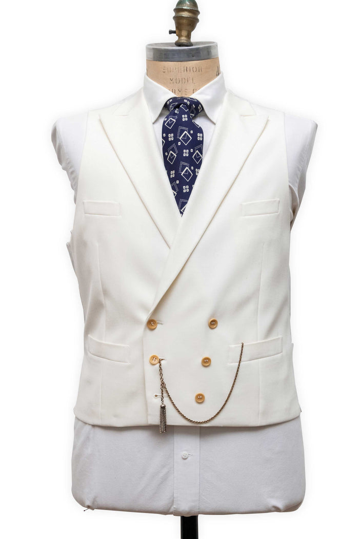 Burnham Double Breasted Peak Lapel Waistcoat