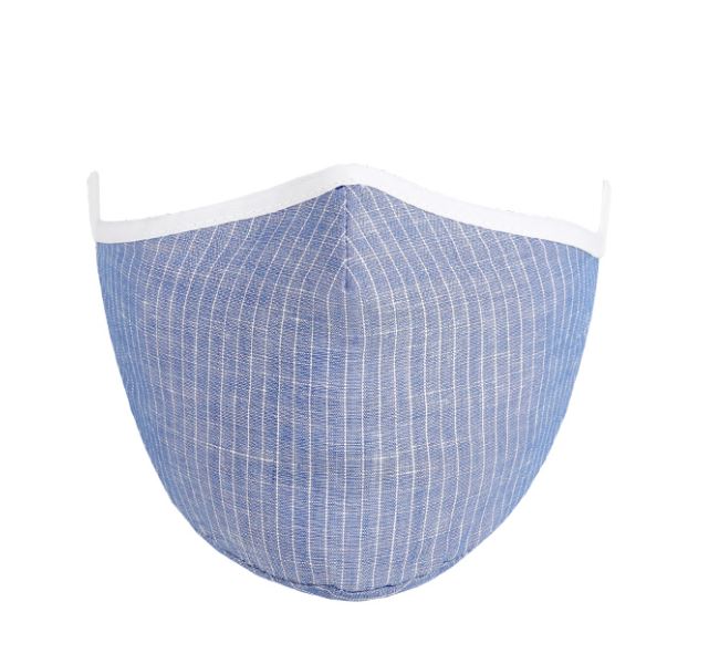 Shirting Stripe Reusable Face Mask