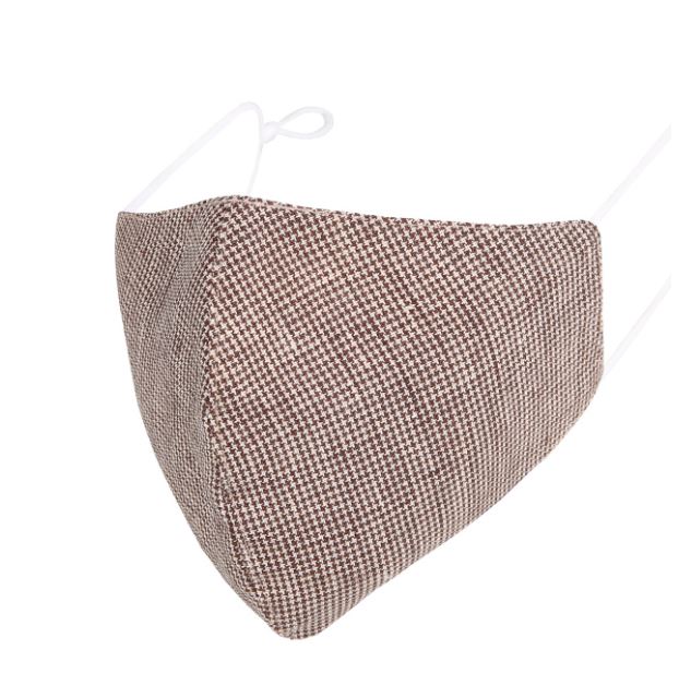 Micro-Houndstooth Reusable Face Mask