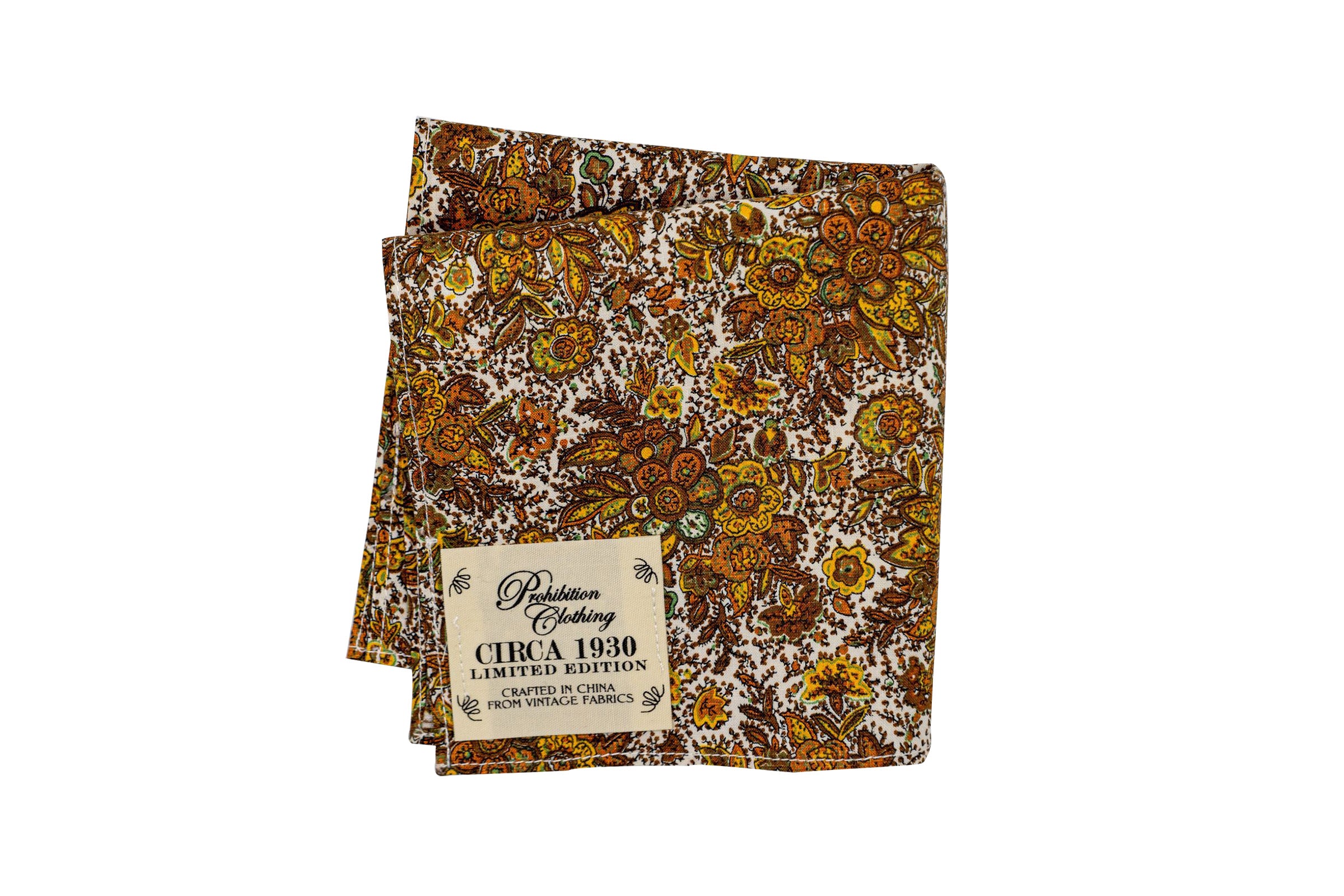 Limited Edition Vintage Pocket Square
